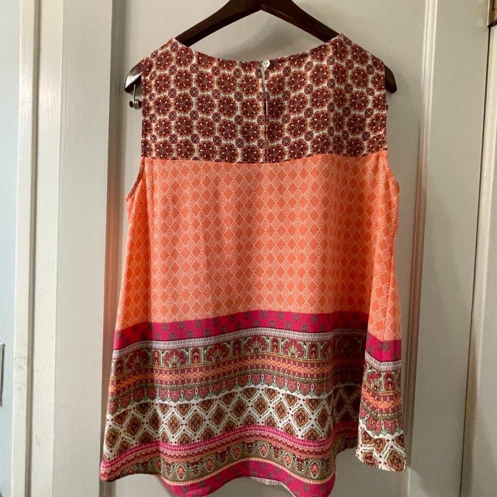 Fig and Flower Tank Top S NWT lace scoop neck o - Picture 5 of 8